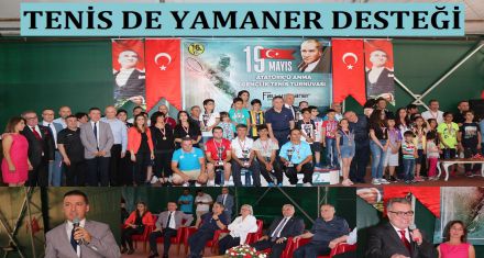 TENİS DE YAMANER DESTEĞİ  