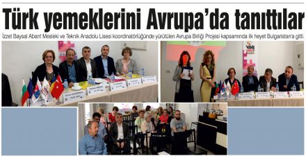 Türk yemeklerini Avrupa'da tanıttılar