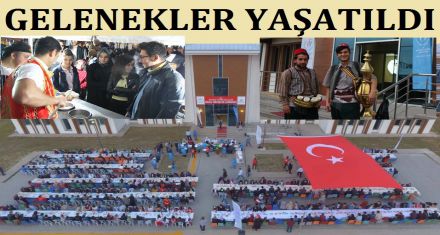 BU İFTARDA GELENEKLER YAŞATILDI