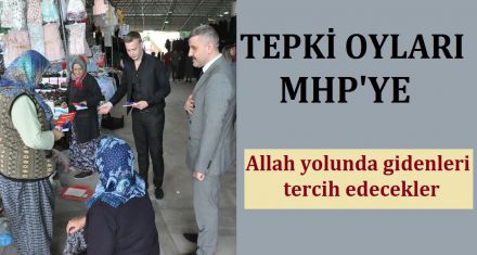 Tepki oyları MHP'ye
