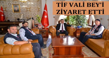 BU ZİYARET TİF'DEN 
