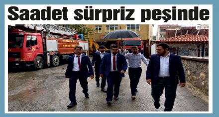 Saadet sürpriz peşinde