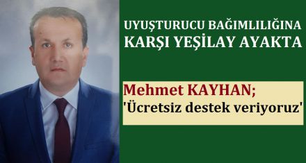 Uyuşturucu bağımlılığına karşı Yeşilay ayakta