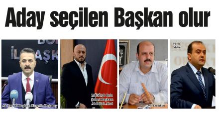 Aday seçilen Başkan olur