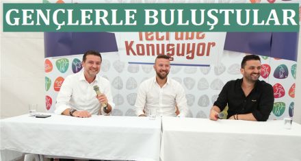 Bolu'da gençlerle buluştular 