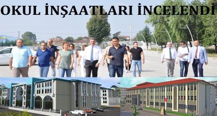OKUL İNŞAATLARI DEVAM EDİYOR 