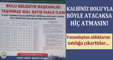 KALBİNİZ BOLU'YLA BÖYLE ATACAKSA HİÇ ATMASIN!
