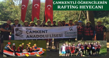 ÖĞRENCİLERİN RAFTİNG HEYECANI 