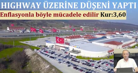 HIGHWAY ÜZERİNE DÜŞENİ YAPTI 