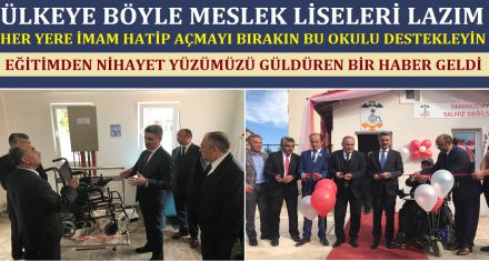 ÜLKEYE BÖYLE MESLEK LİSELERİ LAZIM