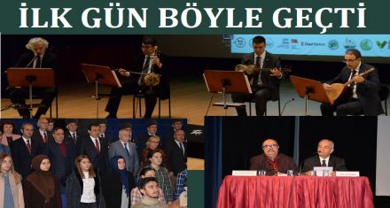 SEMPOZYUMUN İLK GÜNÜ BÖYLE GEÇTİ 