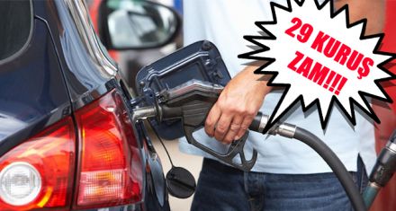 MOTORİNE 29 KURUŞLUK ZAM 