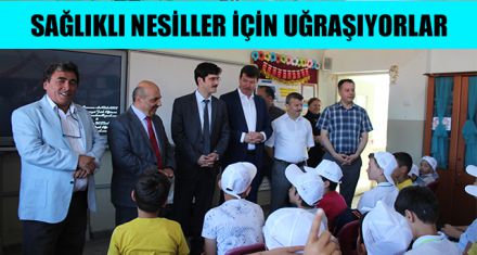 SAĞLIKLI NESİLLER İÇİN UĞRAŞIYORLAR 