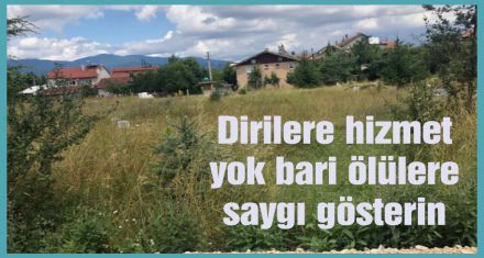 Bayram öncesi mezarlıkların hali!