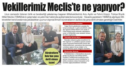 Bürokratların dertli olması lazım!