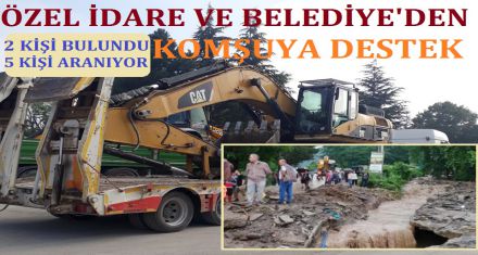 ÖZEL İDARE VE BELEDİYE'YE YARALARI SARMAYA GİTTİ
