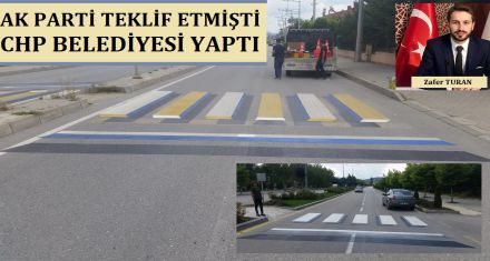 AK PARTİ TEKLİF ETMİŞTİ BELEDİYE YAPTI