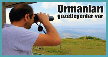 Ormanları gözetleyenler var