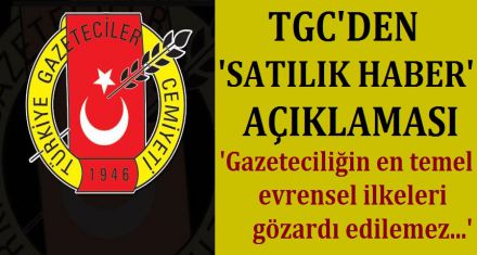 TGC'DEN SATILIK HABER AÇIKLAMASI 