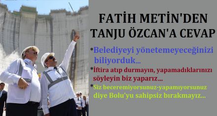 FATİH METİN; ‘TANJU ÖZCAN YALAN KONUŞUYOR'