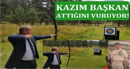 KAZIM BAŞKAN ATTIĞINI VURUYOR