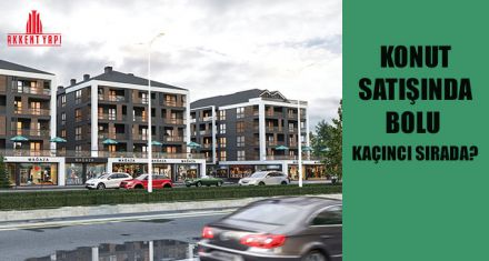KONUT SATIŞINDA BOLU KAÇINCI SIRADA?