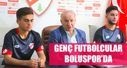 GENÇ FUTBOLCULAR BOLUSPOR'DA