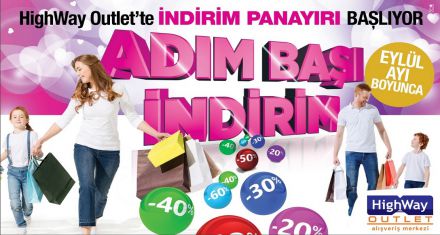 HIGHWAY'DE ADIM BAŞI İNDİRİM FIRSATI