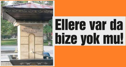 Ellere var da bize yok mu!