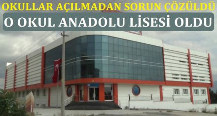 OKULLAR AÇILMADAN SORUN ÇÖZÜLDÜ