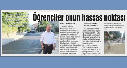 Öğrenciler onun hassas noktası
