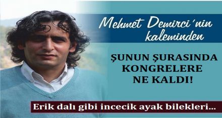 ŞUNUN ŞURASINDA KONGRELERE NE KALDI!