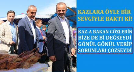 KAZLARA ÖYLE BİR SEVGİYLE BAKTI Kİ!