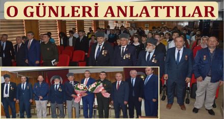 GAZİLERLE BULUŞTULAR 