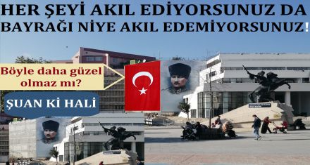 BAYRAĞI NEDEN AKIL EDEMİYOR SUNUZ?