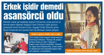 Kadının gücünü Bolu'ya gösterdi 