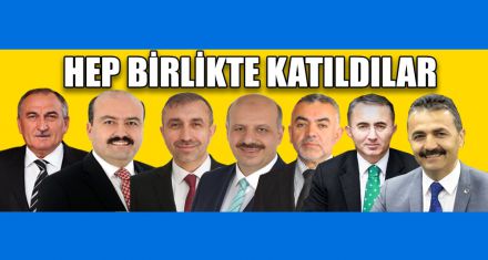 EKSİKSİZ KATILDILAR 
