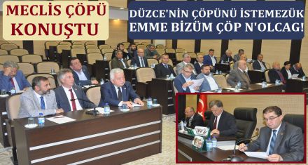 DÜZCE'NİN ÇÖPÜNÜ İSTEMEYÜZ EMME BİZÜM ÇÖP NOLCAG!