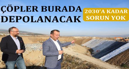 ÇÖP DEPOLAMA ALANLARI HAZIR 