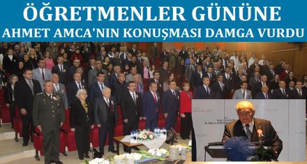 GÜNE AHMET AMCA'NIN KONUŞMASI DAMGA VURDU 