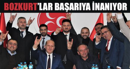 BOZKURT'LAR BAŞARIYA İNANIYOR