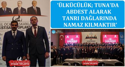 ÜLKÜCÜLER İSTİŞARE TOPLANTISINDA BİR ARAYA GELDİ