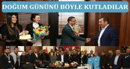 BAŞKAN 46 YAŞINA GİRDİ 