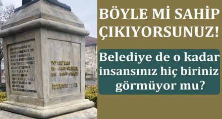 BÖYLE Mİ SAHİP ÇIKIYORSUNUZ?