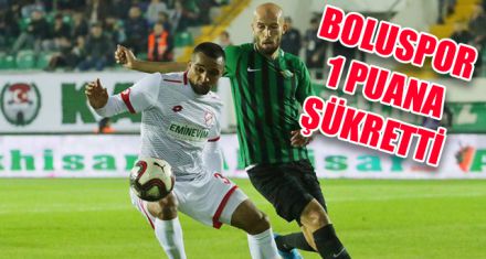 BOLUSPOR 1 PUANA ŞÜKRETTİ