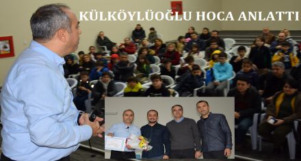 BİLSEM'DE BİLİM SÖYLEŞİSİ 