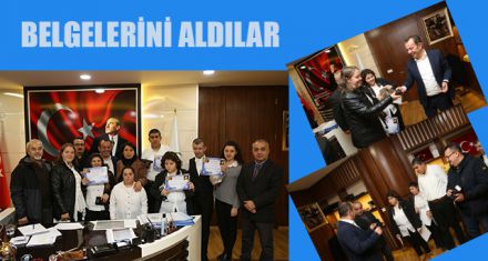 ÖZEL ÖĞRENCİLERE “FOTOĞRAFÇILIK” BELGESİ