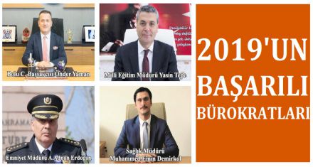 2019 Yılının başarılı bürokratları