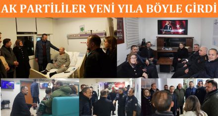 AK PARTİLİLER YENİ YILA BÖYLE GİRDİ