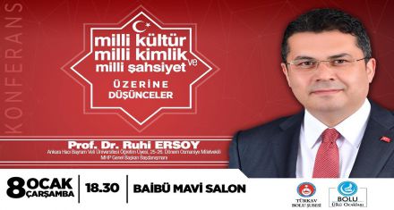 Prof. Ersoy geliyor